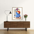 5D DIY Diamond Painting The Runaway Bear Kits Full Round Drill Wall Decor Crafts