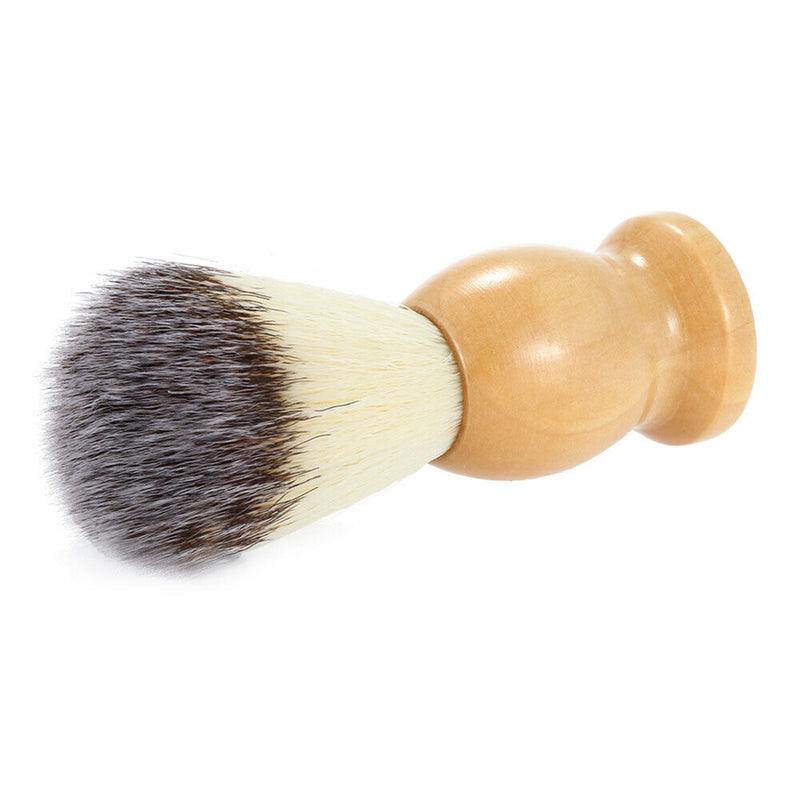 Practical Men Shaving Brush Wooden Handle Beard Grooming Accessories Face Care
