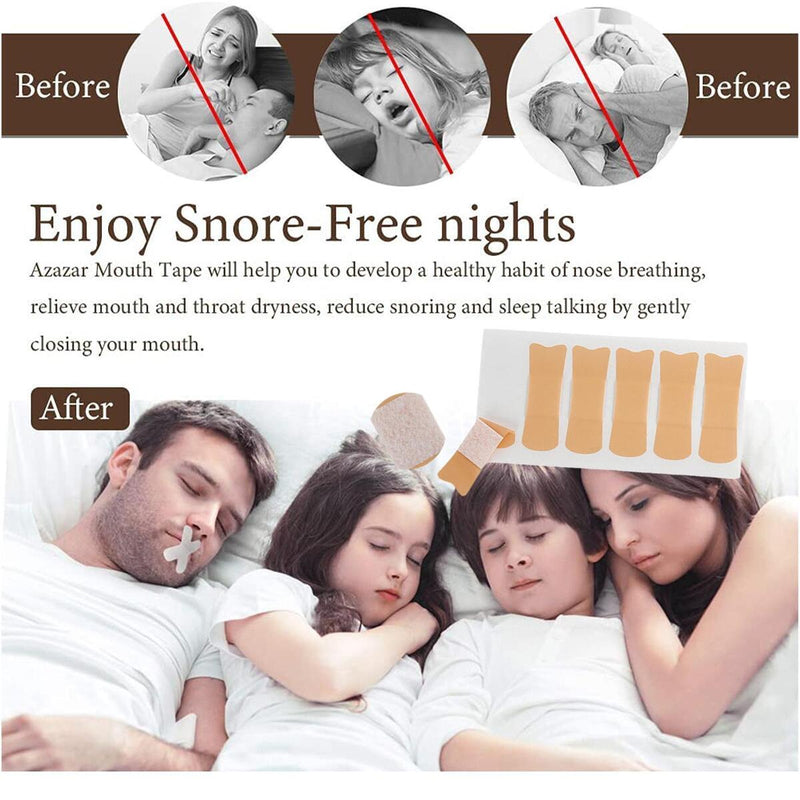 36pcs Sleeping Mouth Tapes Snoring Calm Strips Snore Strips Breathing Strips