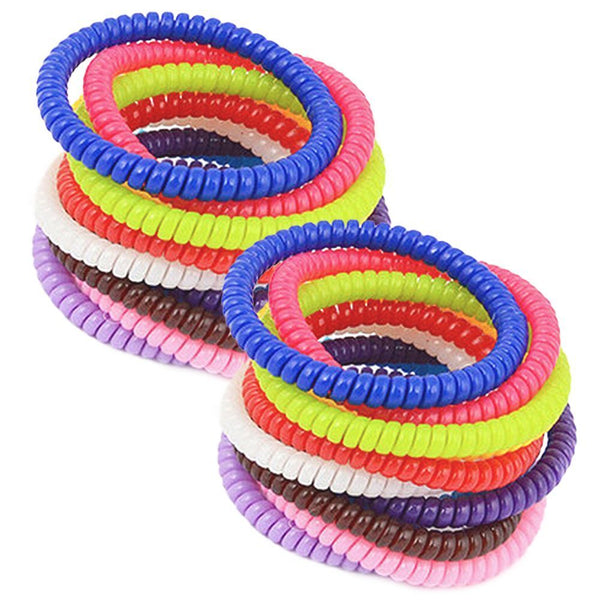 Elastic Super Thin Women Rubber Ponytail Holder Telephone Wire Hair Ropes