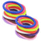 Elastic Super Thin Women Rubber Ponytail Holder Telephone Wire Hair Ropes