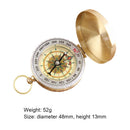 Mini Portable Copper Navigation Compass Outdoor Luminous Flip Compasses