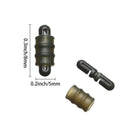 Fishing Rigs Connector Bead Terminal Bead Line Holder Trough Fishing Feeder