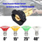 5 pcs Pressure Washer Spray Tips Nozzles High Power Kit Set 1/4" C8T5 Quick W1P2