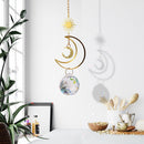 Moon Sun Ball Crystal Hanging Metal Pendant Garden Decor (19)