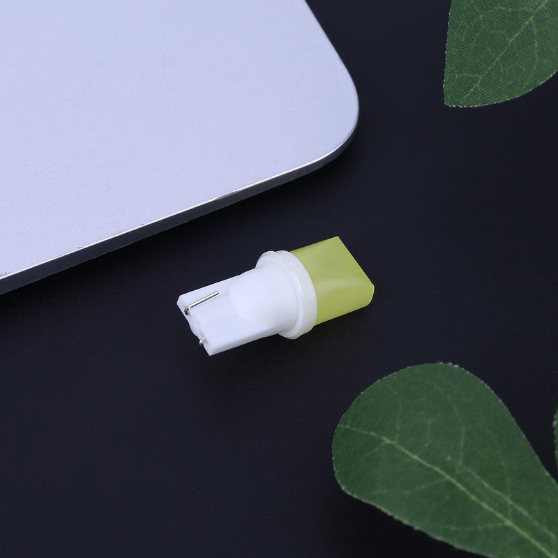 10pcs 12V T10 COB White LED Lights Wedge Light Side Bulbs Car Tail Light Newly