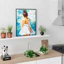 5D DIY Diamond Painting Ballet Girl Full Drill Embroidery Craft Set Home De