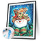 Christmas Snowman Oil Paint By Numbers DIY Coloring Picture Kits for Adults Kids