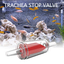 10pcs Tracheal Check Valve Fish Tank Aquarium Non Return Air Pump (Red L) Newly
