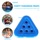 Floating Inflatable Triangle Drinks Cup Holder Swimming Pool Floats Table Bar
