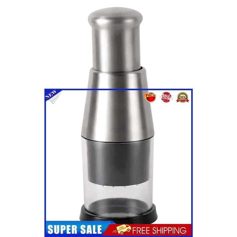 Garlic Press Crusher Stainless Steel Manual Vegetable Chopper Kitchen Gadge