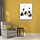 Frameless Hand Painted Digital Picture DIY Panda Paint By Numbers Wall Craft Kit