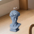 Silicone David Head Candle Mold DIY Making Tools Set Homemade Mould Home Decor