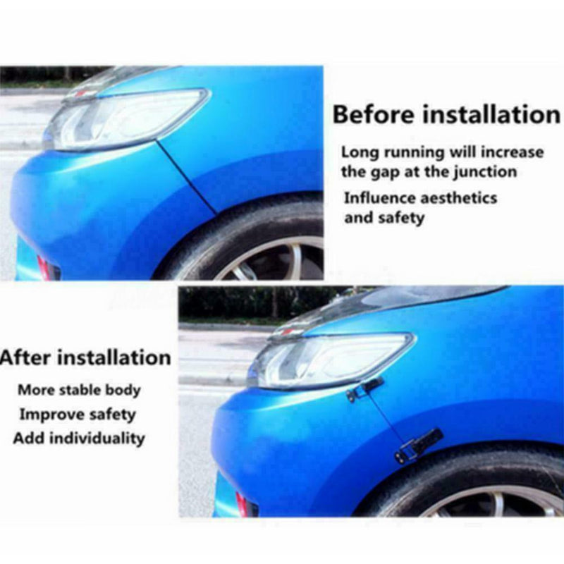 1Pair Car Bumper Trunk Fender Hatch Lids Quick Release U9J2 Clip Kit X9B1