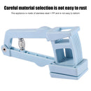 Garlic Press Ginger Cutter Manual Kitchen Grater Masher Grinder (Blue)