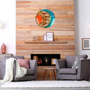 Heavenly Sun Moon Metal Wall Crafts Waterproof Permanent House Hanging