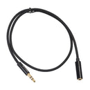 Braided Headphone Extension Cable 3.5mm Jack Male to Female Audio Cord Newly
