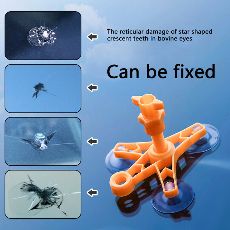 Car Windshield Repair Kit Quick Fix Cracked Glue Glass Windscreen Repair Tools