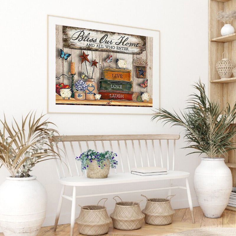 DIY Oil Paint by Numbers Calligraphy Painting Abstract Coded Acrylic Picture