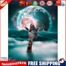 5D DIY Moon Giraffe Full Round Diamond Painting Kit Picture Artwork Craft