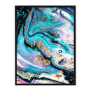 Full Embroidery Blue Gilt Cross Stitch Kits 11CT Stamped DIY Canvas Craft Gif