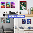 Diamond Painting Magnetic Frame for Art Photo Self-Adhesive (Red Glossy)
