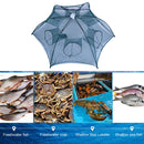 6/8 Holes Fishing Net Shrimp Cage Nylon Foldable Fish Cast Trap (6 Holes) Newly