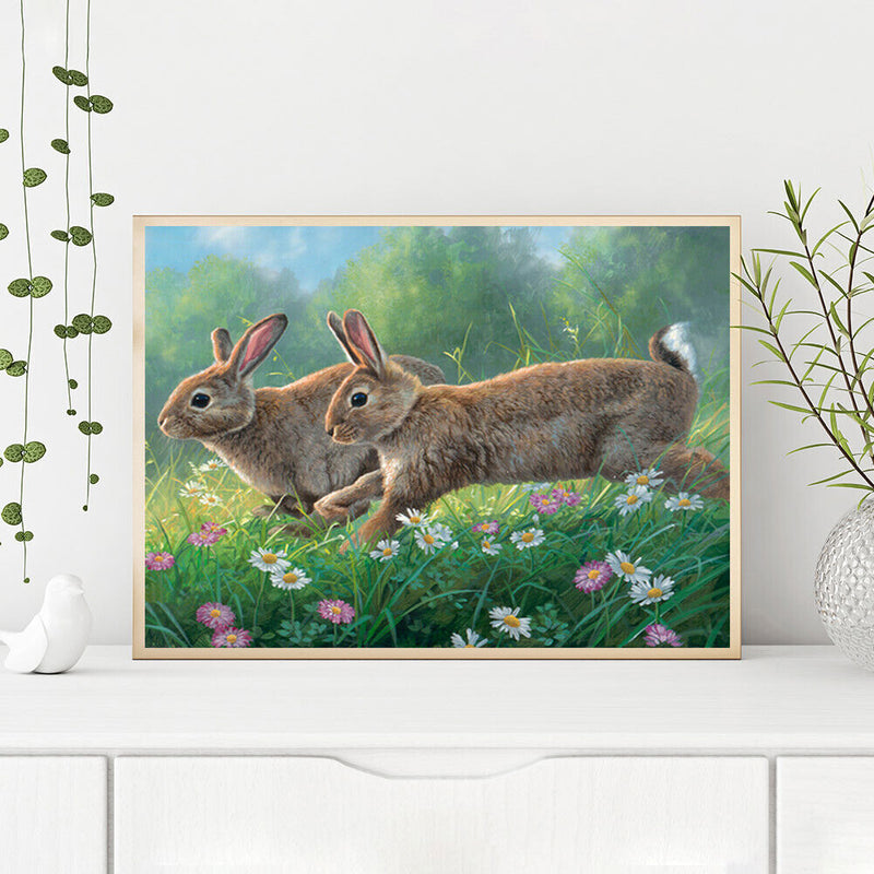 Bushes Animals Oil Paint By Numbers Kit DIY Acrylic Painting on Canvas Drawing