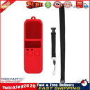 Silicone Case Cover + Neck Hand Strap for DJI Pocket 2 Accessories (Red) Newly