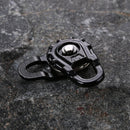 Snatch Block Black Rescue Winch Pulley Off Road Car for 1/10 RC Crawler Car Part