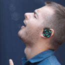 Hanging Ear Headphones Bluetooth-Compatible TWS Wireless Headset (Black) Newly