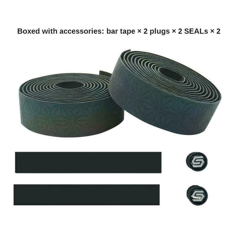 Bicycle Handlebar Tape Light Reflective Bike Bar Tape Wrap Bike Road 2022 I1D0
