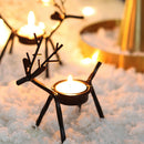 Creative Elk Candlestick Add Interest Deer Candle Holder for Holiday Party Decor