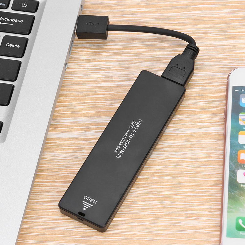 NGFF SATA M.2 to Type-C 3.0 Hard Disk Case External Hard Drive Enclosure
