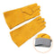 Thick Cowhide Kitchen BBQ Gloves Heat Resistant Barbecue Stove Welding Gloves