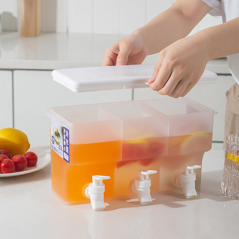 Cold Water Jug with Faucet Lemonade Fruit Teapot Kettle Cool Water Bucket Newly