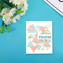 Metal Cutting Dies Stencil Seal Stamp DIY Triangle Series Embossing Paper C