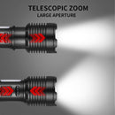 Portable Waterproof XHP50 LED Torch 1000lm Telescopic Zoom Outdoor Camping La