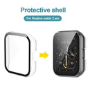 Watch Protect Cover+Screen Film for Realme Watch 2 Pro (Transparent White) Newly
