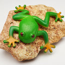 Realistic TPR Frog Elastic Anti-stress Prank Spoof Toys Kid Education Prop