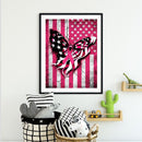 Butterfly Frameless Picture Oil Paint By Numbers Hand Painted Picture Home Decor