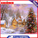 DIY Diamond Painting Kits Full Round Drill Christmas Village Crafts Home Decor