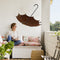 Umbrella Shaped Hanging Bird Feeder Hanging Hummingbird Garden Balcony Decor