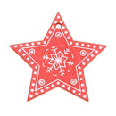 occasionitop décoration sapin de Noël, 5 cm, bois, à accrocher, 10 pièces g