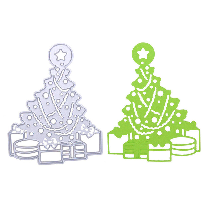 Christmas Tree Cutting Dies Stencils Scrapbook Embossing DIY Craft Card-176