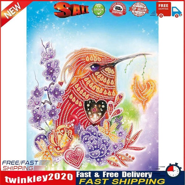 5D DIY Lark Partial Special Shape Drill Diamond Painting Picture (YX308) Newly