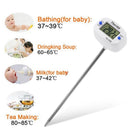 Large LCD Mini Handheld Digital Food Thermometer Probe for Kitchen BBQ Meat