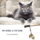 Pet Cat Teaser Interactive Toys for Kitten Sisal Feather Wood Catcher Wand