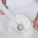 Automatic Milk Coffee Whisk Mixer Electric Egg Beater Kitchen Tool (White) Newly