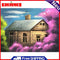 DIY Full Round Drill Diamond Painting Dream Cabin Picture Rhinestone Mosaic Kits